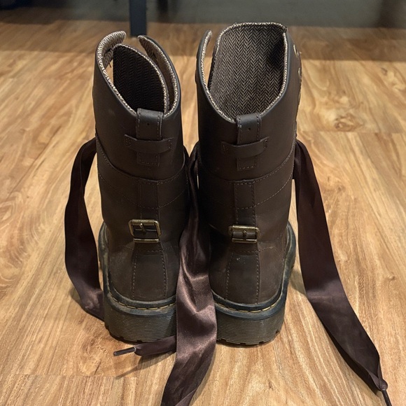 Women’s Brown Doc Martins - Picture 3 of 3